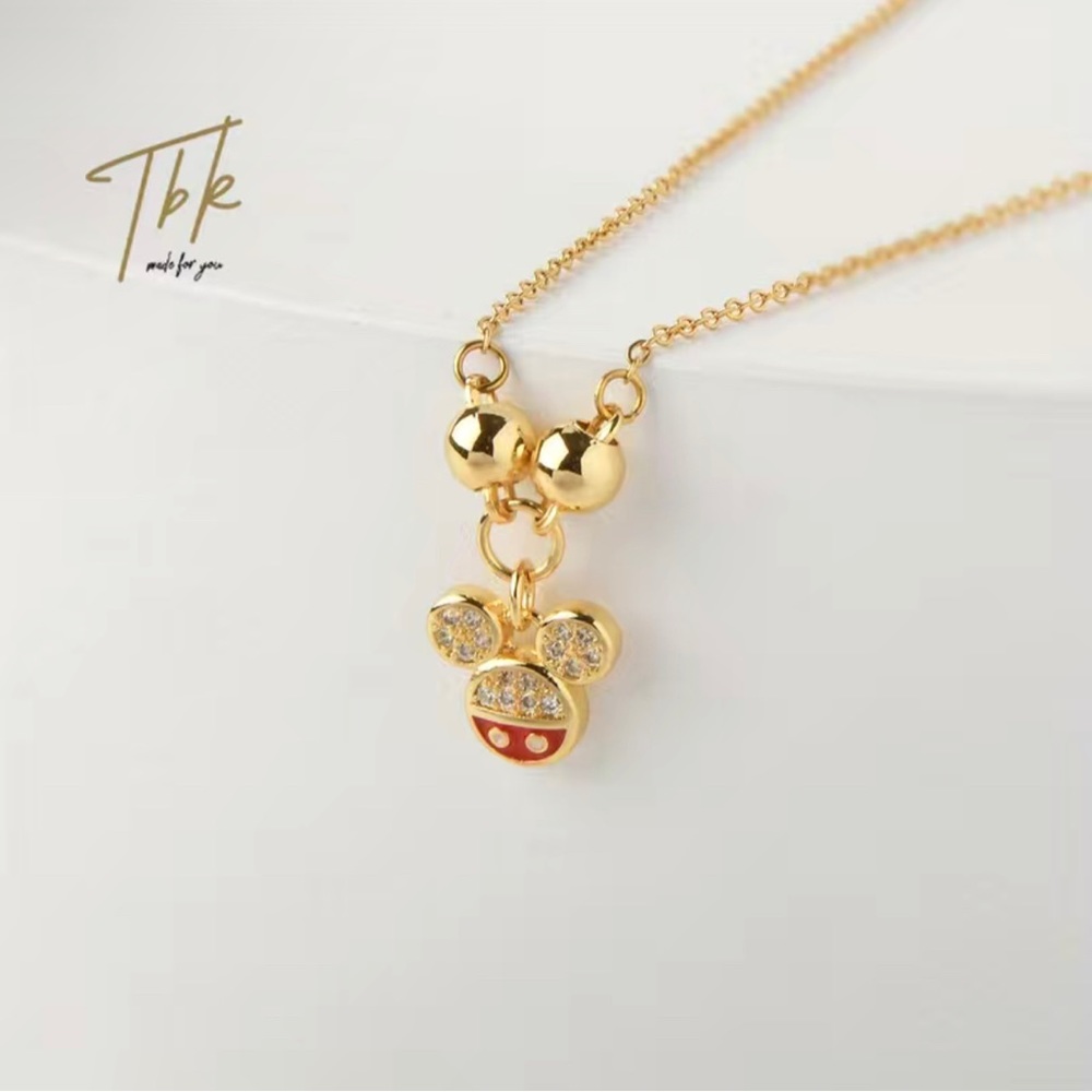 Gold plated Mickey Necklace